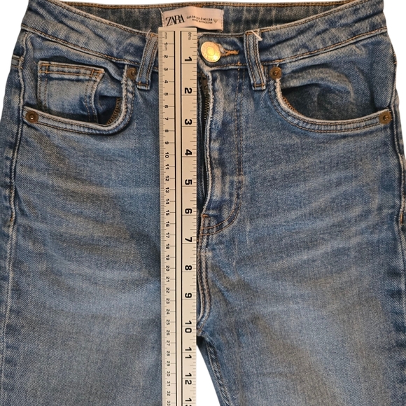 Zara Womens Size 2 Boot Cut Jeans Denim - Picture 5 of 7